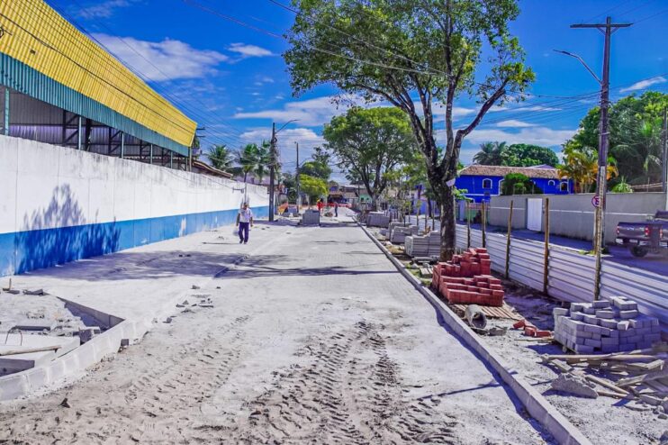 Obras da segunda etapa da revitalização da Rua Pero Vaz de Caminha avançam no Centro de Porto Seguro 10