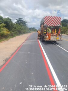 Prefeitura de Porto Seguro inicia sinalização do anel viário e reforça segurança em trecho com alto índice de acidentes 1