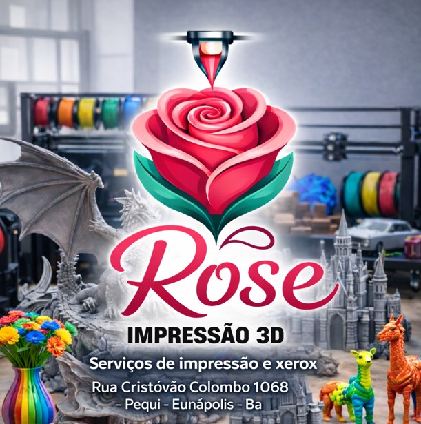 Rose Impressões 3D chega a Eunápolis com serviços personalizados 4