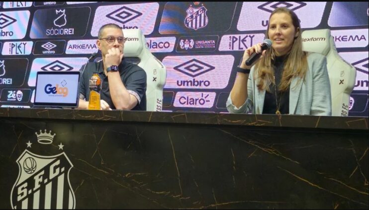 Novo técnico do Santos foca no G8 e mudança de filosofia durante apresentação 4