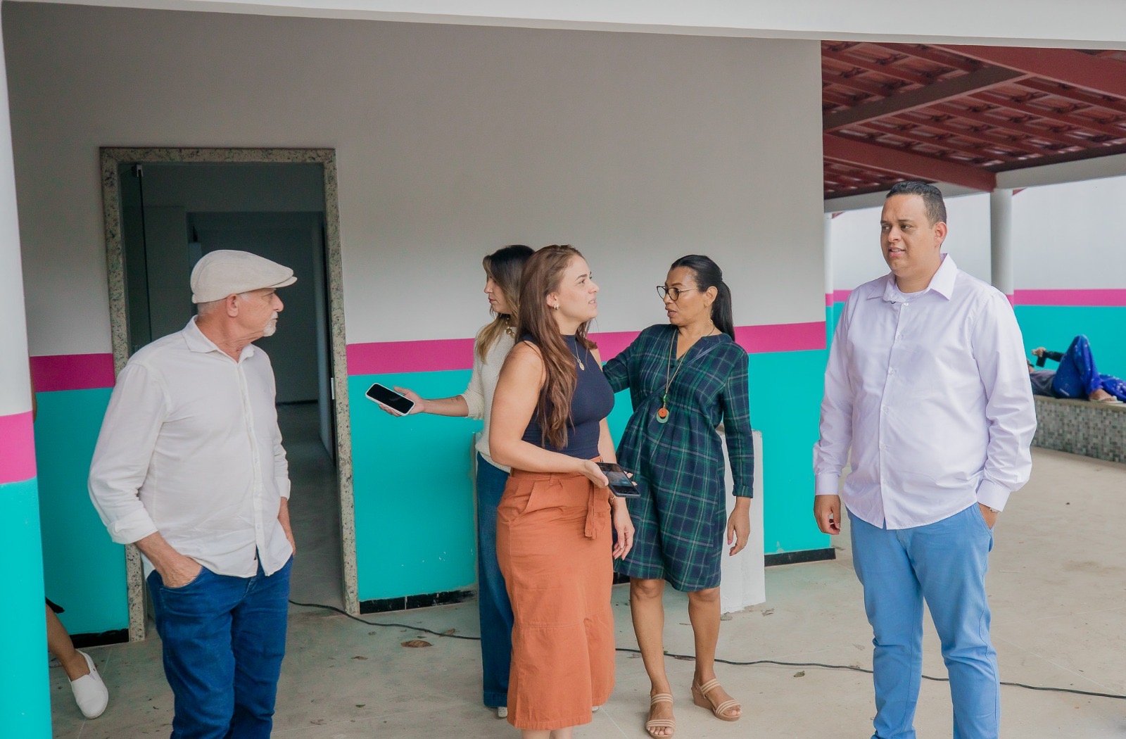 Eunápolis recebe equipe do Bahia Sem Fome nas futuras instalações da Cozinha Comunitária Municipal, na Colônia 6