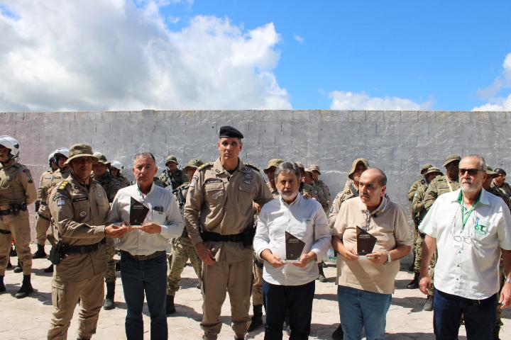 Belmonte: Prefeito Iedo Elias inaugurou a Base Avançada da Polícia Militar em Barrolandia 9