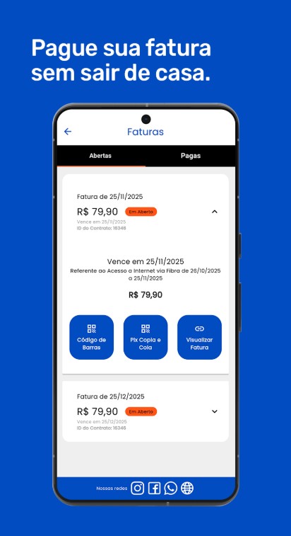 Aplicativo Minha Infornet facilita acesso a serviços e dá mais praticidade aos clientes 5
