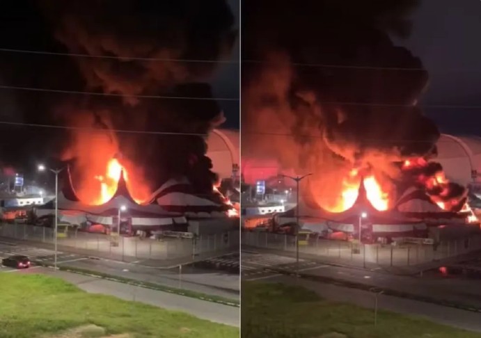 Circo do Tirullipa é atingido por incêndio e tem estrutura destruída 6