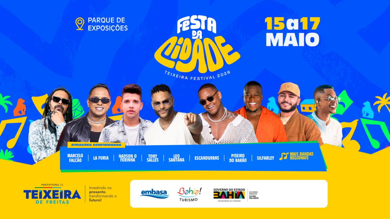 Teixeira Festival 2026 promete agitar a cidade com grandes atrações nacionais 4