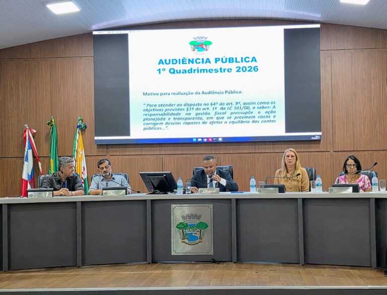 Câmara presta contas dos primeiros 4 meses de 2026 e recebe prestação de contas do Executivo Câmara presta contas dos primeiros 4 meses de 2026 e recebe prestação de contas do Executivo 120