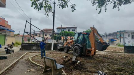 Prefeitura de Eunápolis inicia reforma da Praça do Colibri, no Gusmão 125