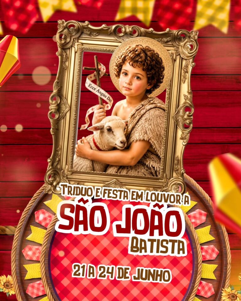 Tríduo e Festa em Louvor a São João Batista Mártir movimenta a comunidade católica de Eunápolis entre os dias 21 a 24 de junho Tríduo e Festa em Louvor a São João Batista Mártir movimenta a comunidade católica de Eunápolis entre os dias 21 a 24 de junho 120