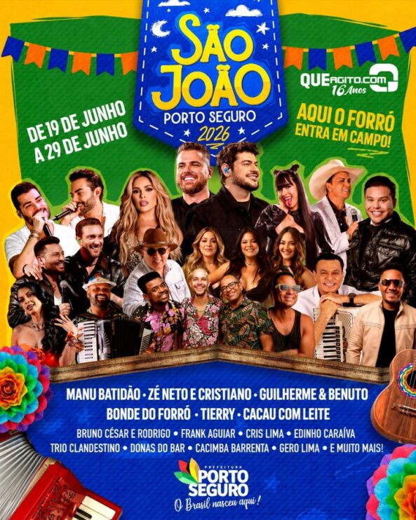 Porto Seguro se prepara para realizar o maior São João à beira-mar do Brasil Porto Seguro se prepara para realizar o maior São João à beira-mar do Brasil 120