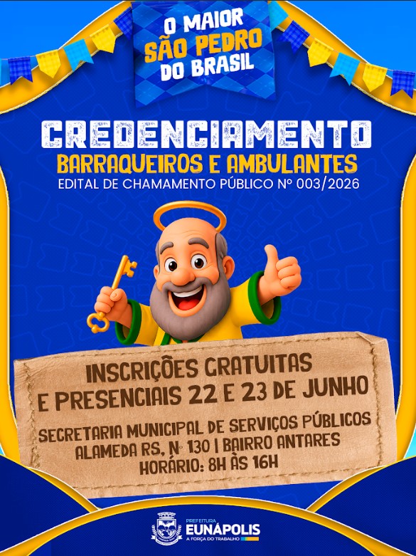 Pedrão 2026: Prefeitura abre dia 22 inscrições para barraqueiros e ambulantes atuarem no circuito da festa 4