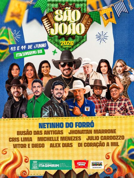 Prefeitura divulga as atrações para o São João de Itagimirim 2026 6