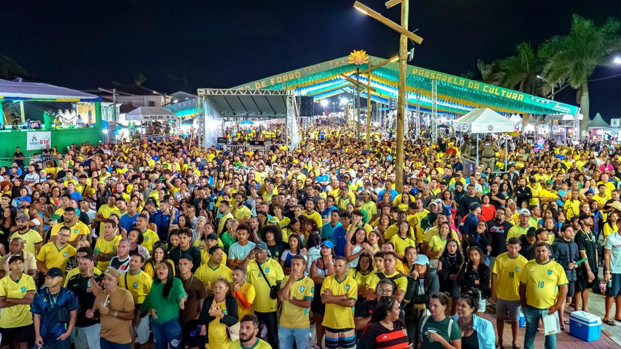 Brasil goleia e anima torcida em Porto Seguro na abertura do São João na Passarela da Cultura 5