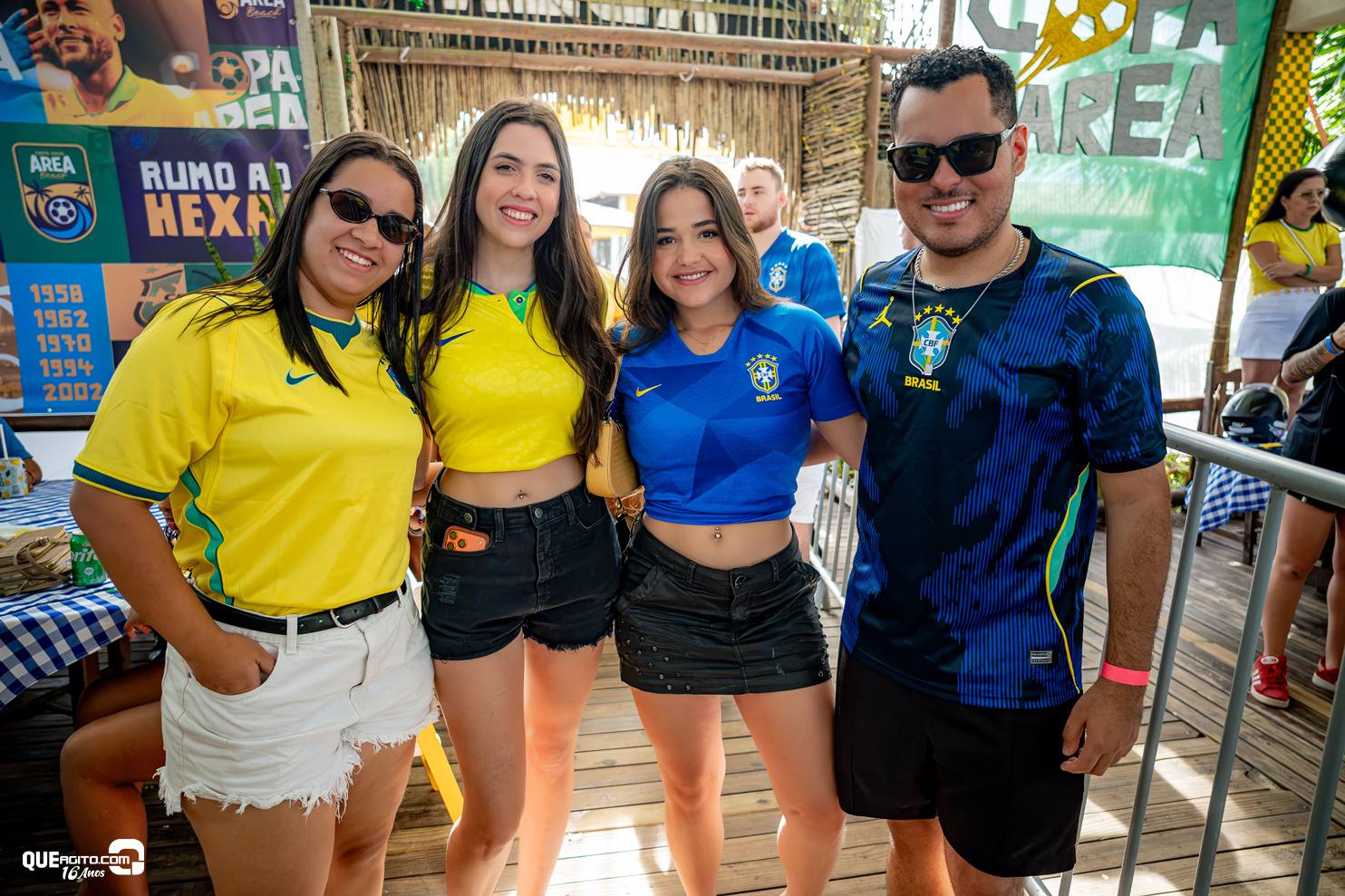 Copa no Area reúne grande público para acompanhar vitória do Brasil sobre o Japão na Cabana Area Beach 13