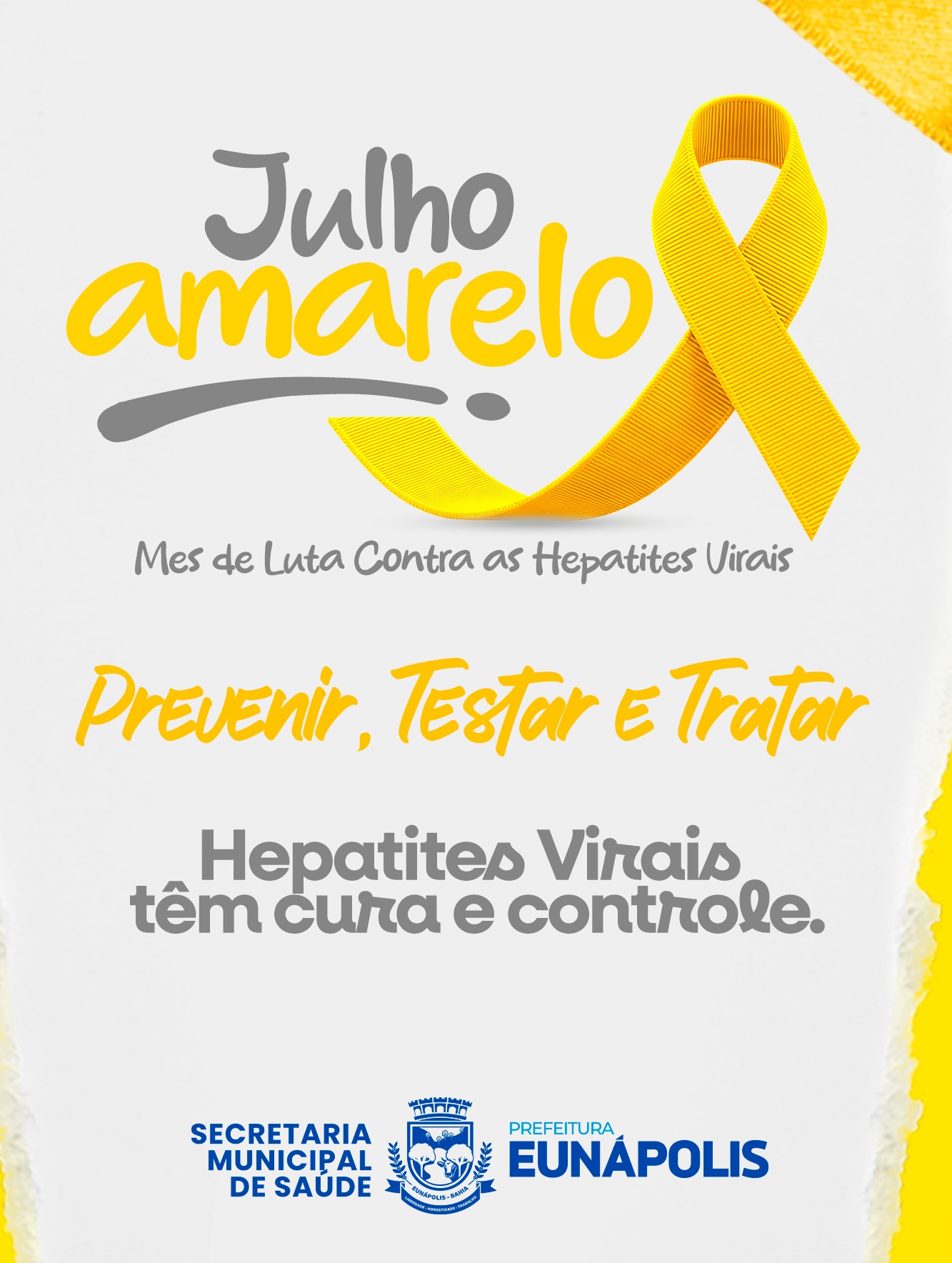 Prefeitura de Eunápolis reforça ações do Julho Amarelo com foco na prevenção, testagem e tratamento das hepatites virais 4