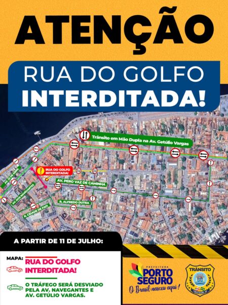 Rua do Golfo será interditada a partir de sábado, 11, para continuidade das obras de revitalização no Centro Rua do Golfo será interditada a partir de sábado, 11, para continuidade das obras de revitalização no Centro 10