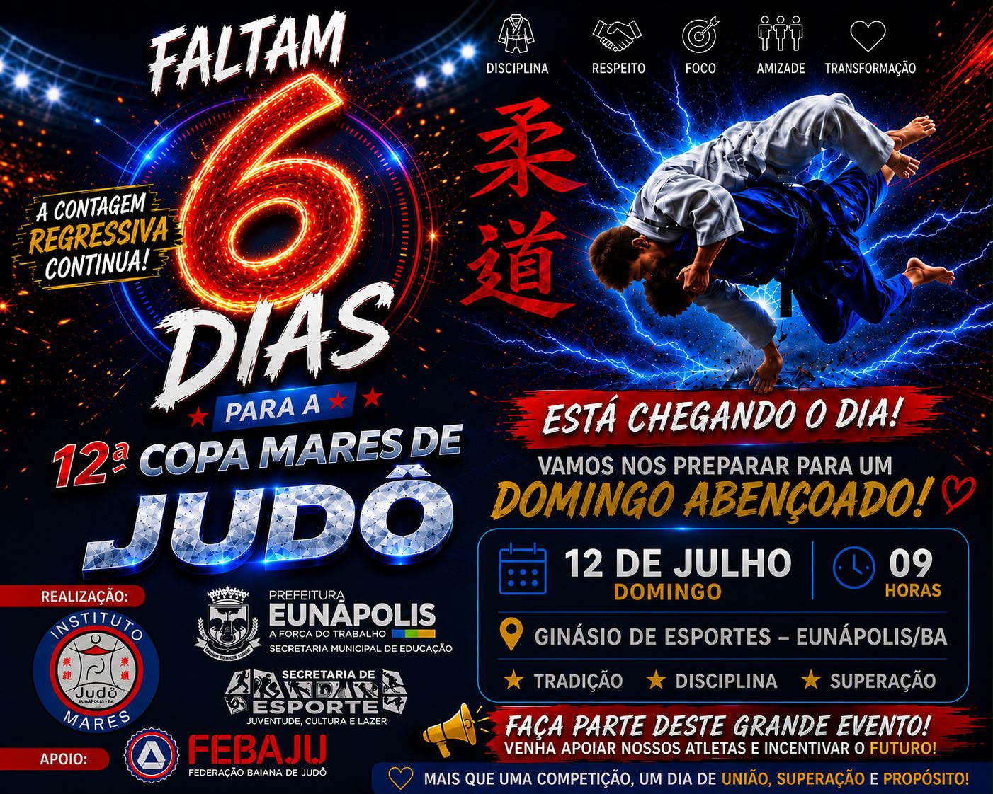 Eunápolis recebe programação especial e sedia a 12ª Copa Mares de Judô neste fim de semana 5