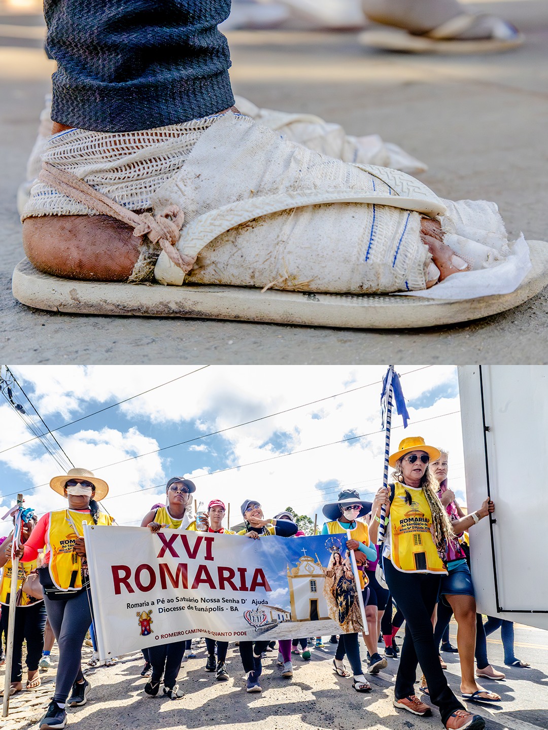 Romaria de Nossa Senhora d’Ajuda reúne mais de 2 mil peregrinos em caminhada de fé até o santuário 8