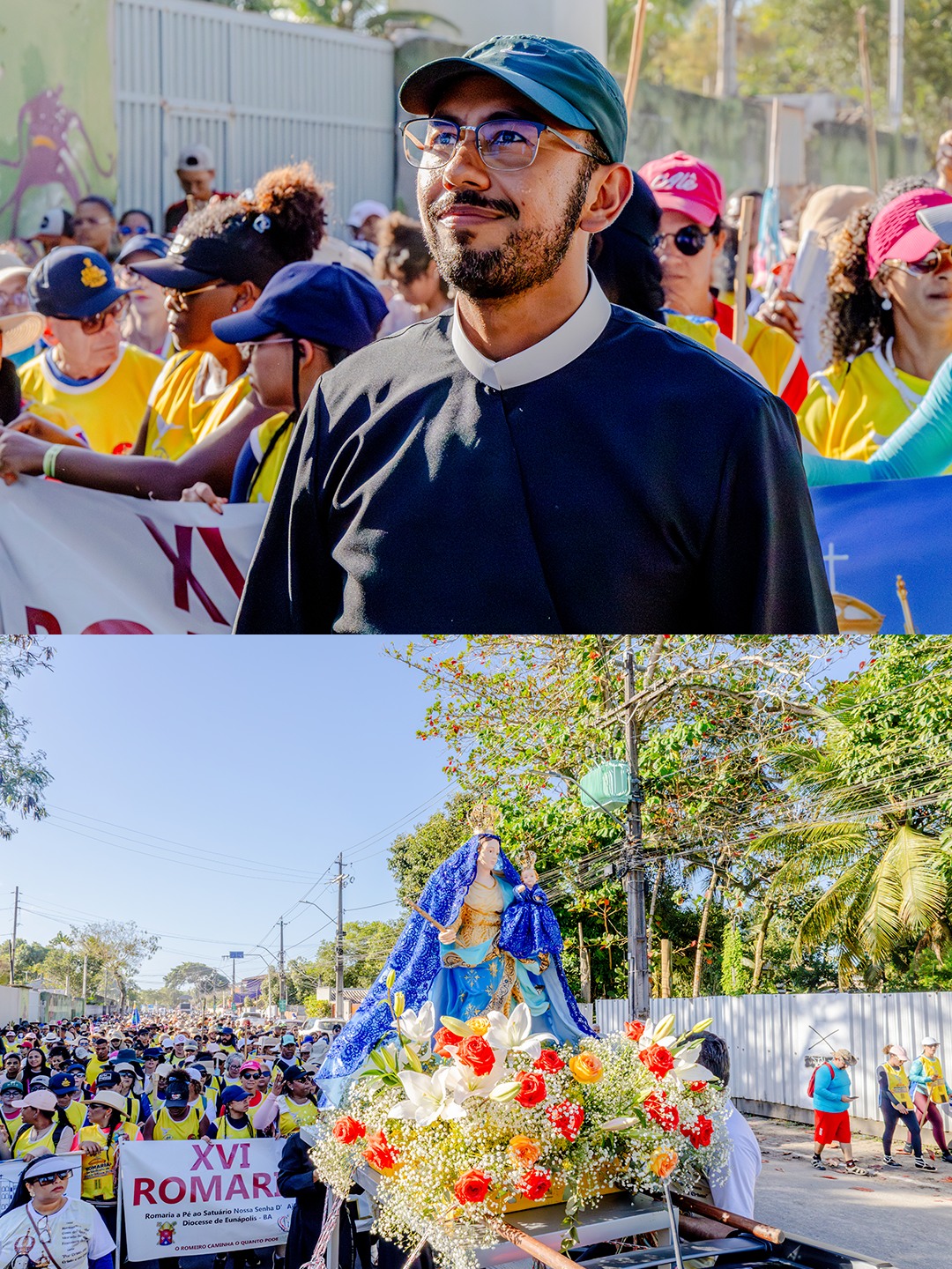 Romaria de Nossa Senhora d’Ajuda reúne mais de 2 mil peregrinos em caminhada de fé até o santuário 6