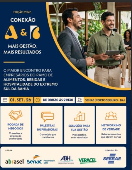 Veracel apoia realização do Conexão A & B para fortalecer o setor de alimentos, bebidas e hospitalidade em Porto Seguro Veracel apoia realização do Conexão A & B para fortalecer o setor de alimentos, bebidas e hospitalidade em Porto Seguro 6