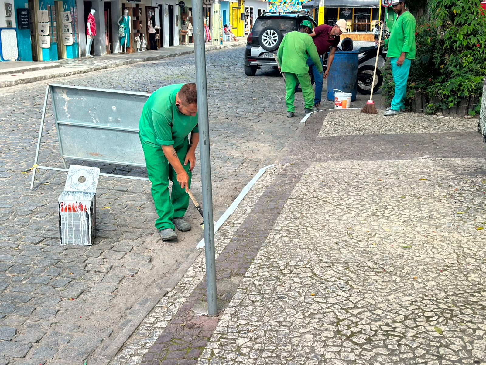 Arraial d’Ajuda recebe força-tarefa de manutenção para os festejos de Nossa Senhora d’Ajuda 7