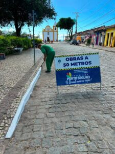 Arraial d’Ajuda recebe força-tarefa de manutenção para os festejos de Nossa Senhora d’Ajuda 1
