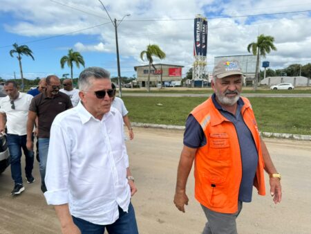 Prefeito Jânio Natal vistoria obras de ampliação e melhorias no semianel viário Prefeito Jânio Natal vistoria obras de ampliação e melhorias no semianel viário 125