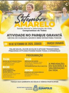 Prefeitura de Eunápolis promove ação de saúde e valorização da vida no Parque Gravatá 117