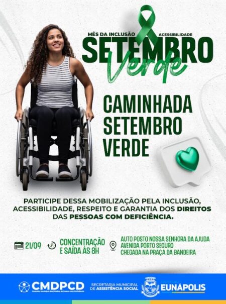 Prefeitura de Eunápolis promove Caminhada Setembro Verde nesta segunda-feira (21) Prefeitura de Eunápolis promove Caminhada Setembro Verde nesta segunda-feira (21) 125