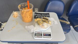 Mulher é presa com drogas escondidas em estrogonofe na Bahia 1