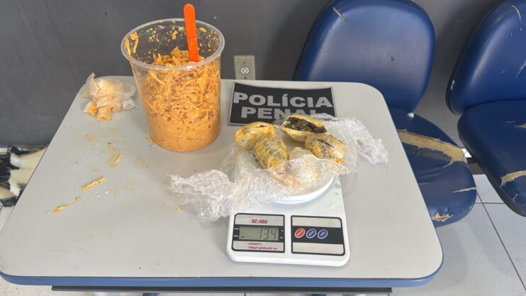 Mulher é presa com drogas escondidas em estrogonofe na Bahia Mulher é presa com drogas escondidas em estrogonofe na Bahia 4