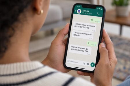 Não sabe onde votar nas eleições deste domingo? Tire a dúvida pelo WhatsApp do TRE-BA Não sabe onde votar nas eleições deste domingo? Tire a dúvida pelo WhatsApp do TRE-BA 125