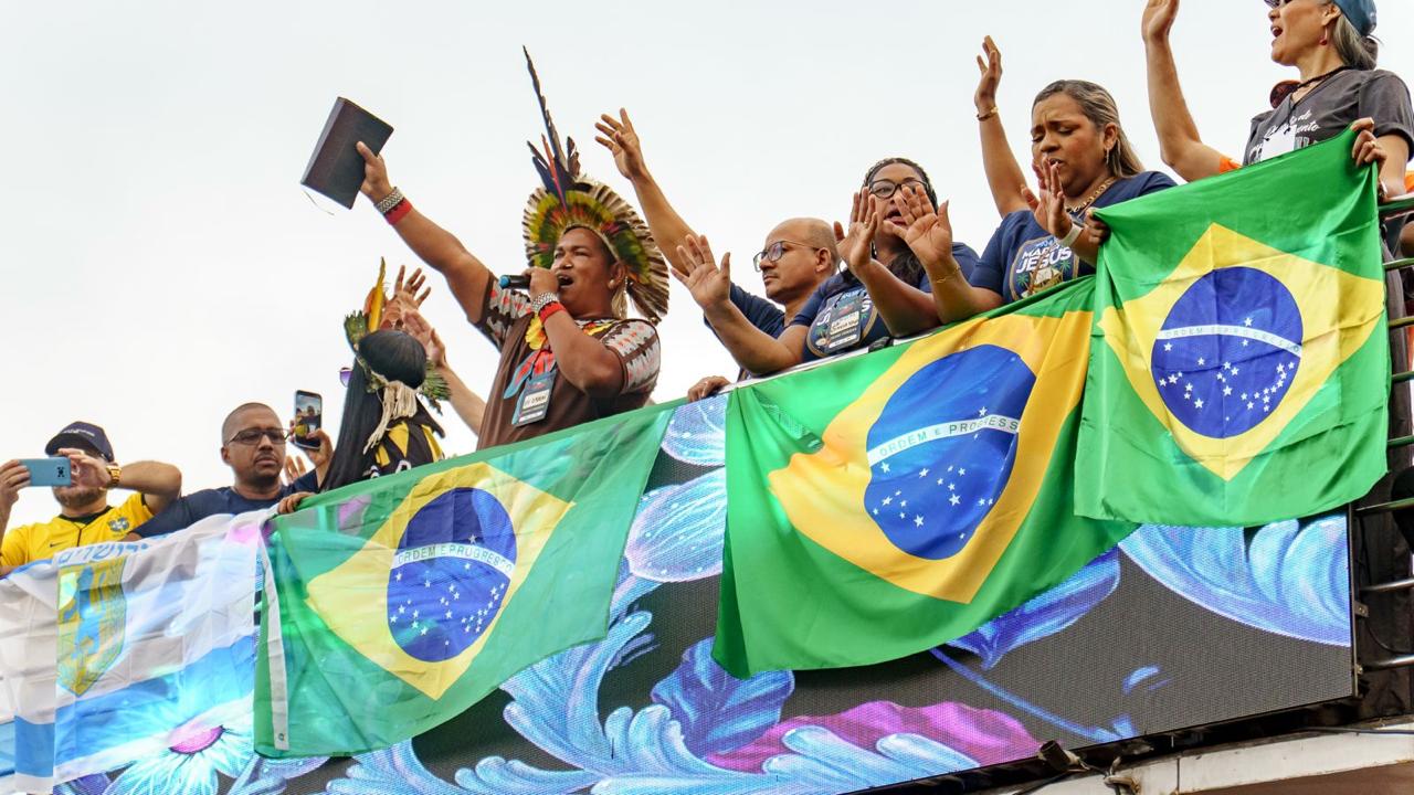 Marcha para Jesus promove fé e alegria no encerramento da Semana da Cultura Evangélica de Porto Seguro 5