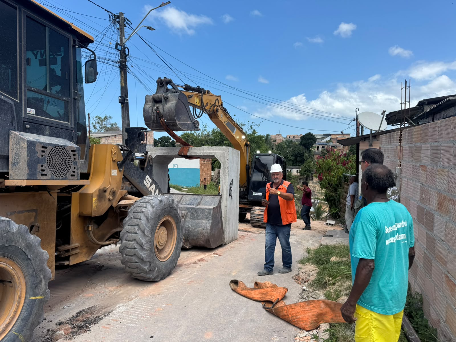 Obra do canal que liga os bairros Paraguai e Casas Novas avança com instalação de estruturas de drenagem 5