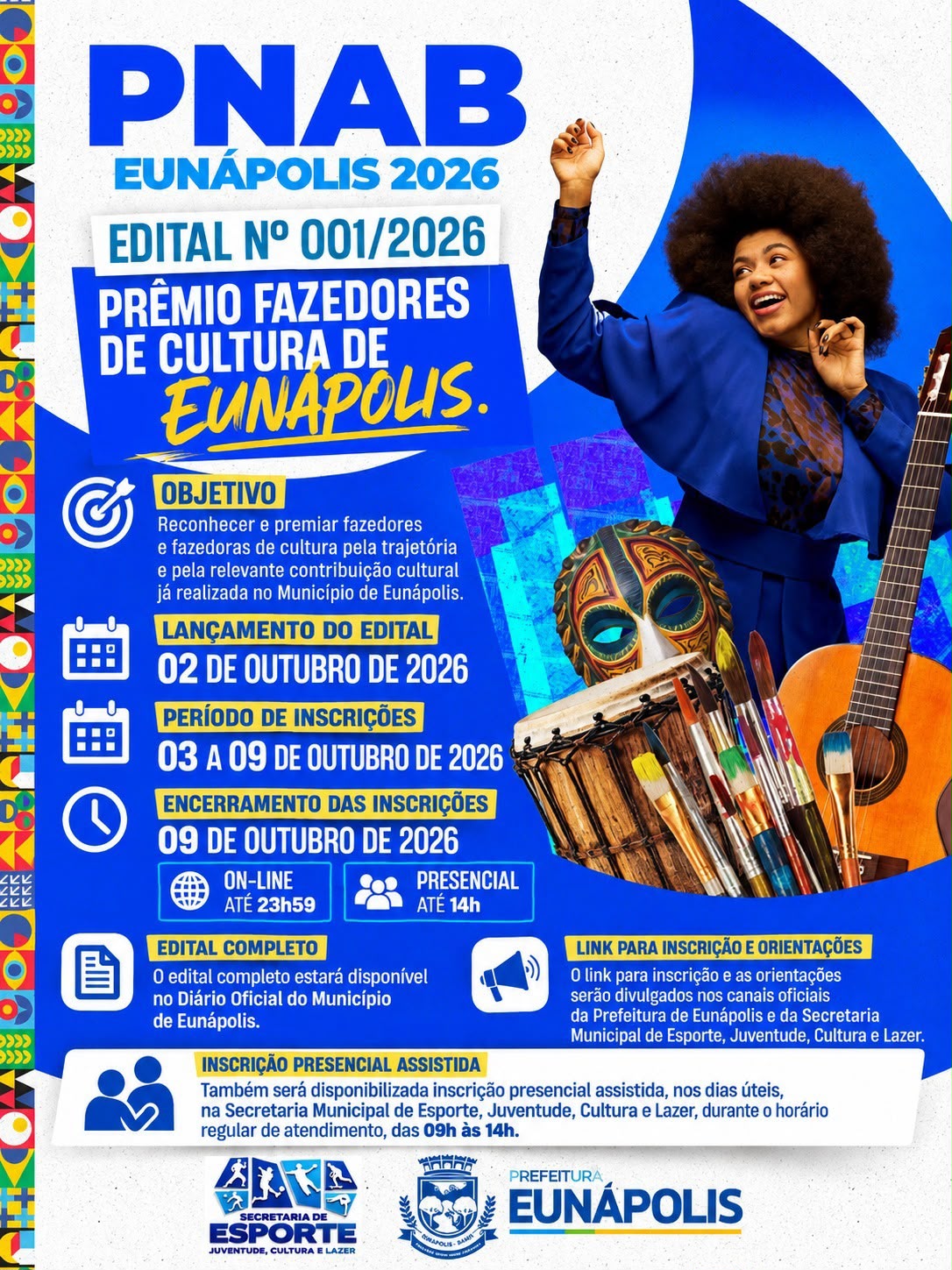 Prefeitura de Eunápolis lança três editais para fortalecer e valorizar a cultura do município 5