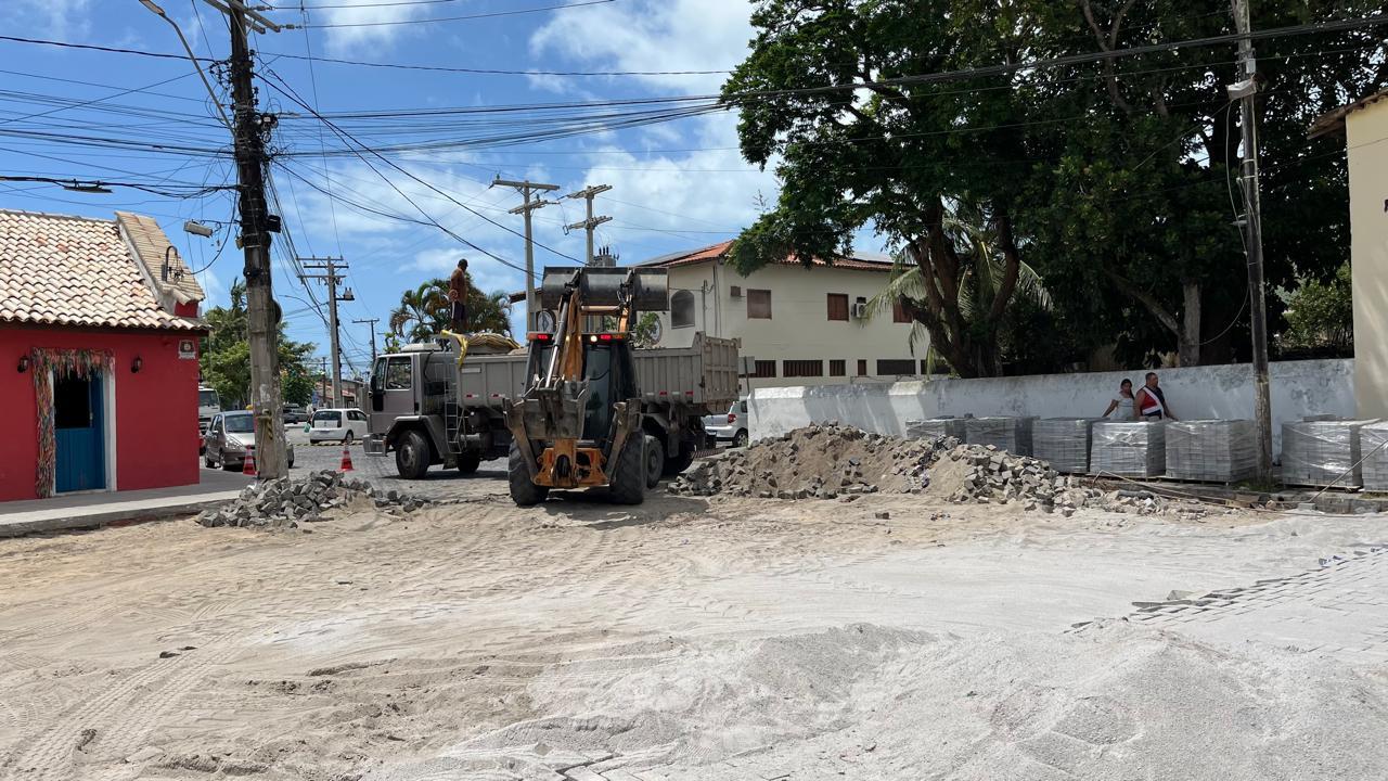 Obras de revitalização do Centro de Porto Seguro seguem contemplando novas ruas 5