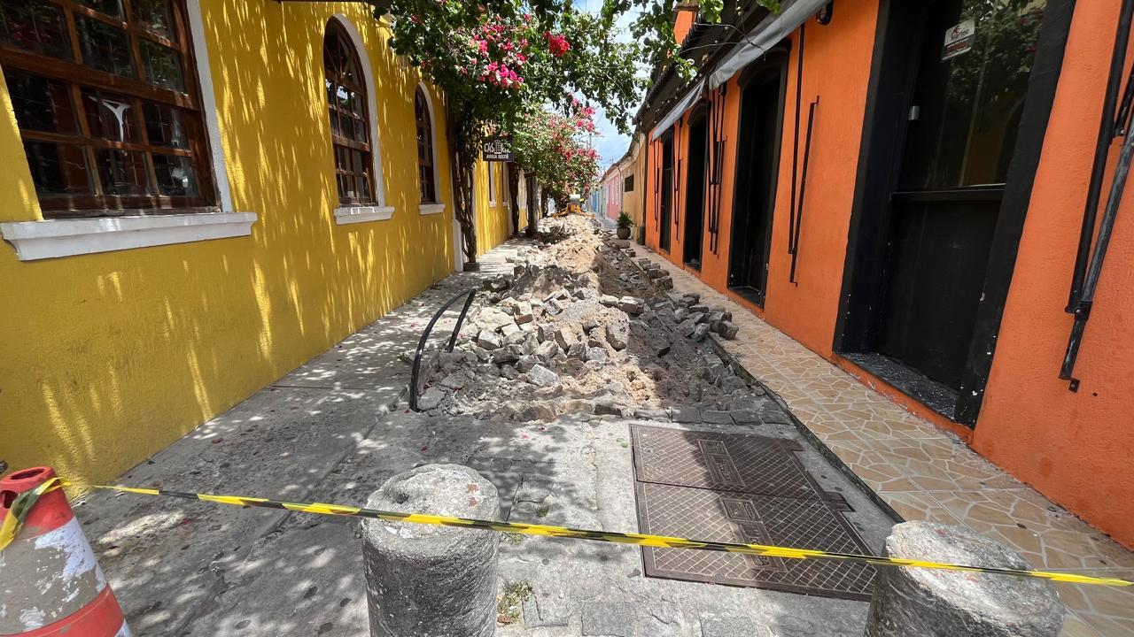 Obras de revitalização do Centro de Porto Seguro seguem contemplando novas ruas 7