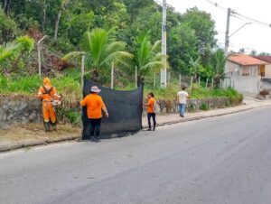 Ladeira do Xurupita recebe serviços de limpeza e conservação durante toda essa semana 1