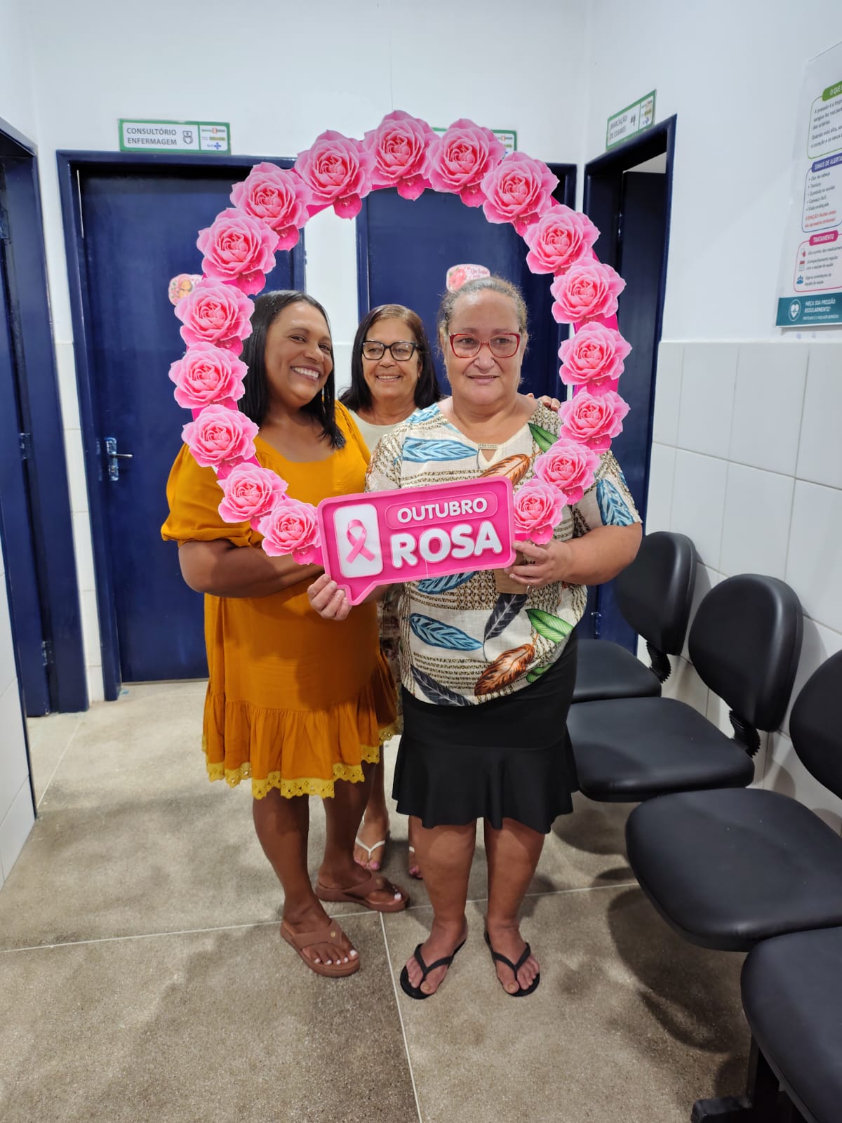 Prefeitura de Eunápolis realizou, sábado (24) Dia D do Outubro Rosa com exames e palestras nas UBS 7